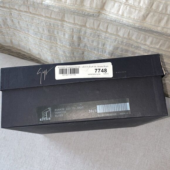 GIUSEPPE ZANOTTI Sharon Vernice Leather Blush Platform, SZ 9.5 - Picture 7 of 7